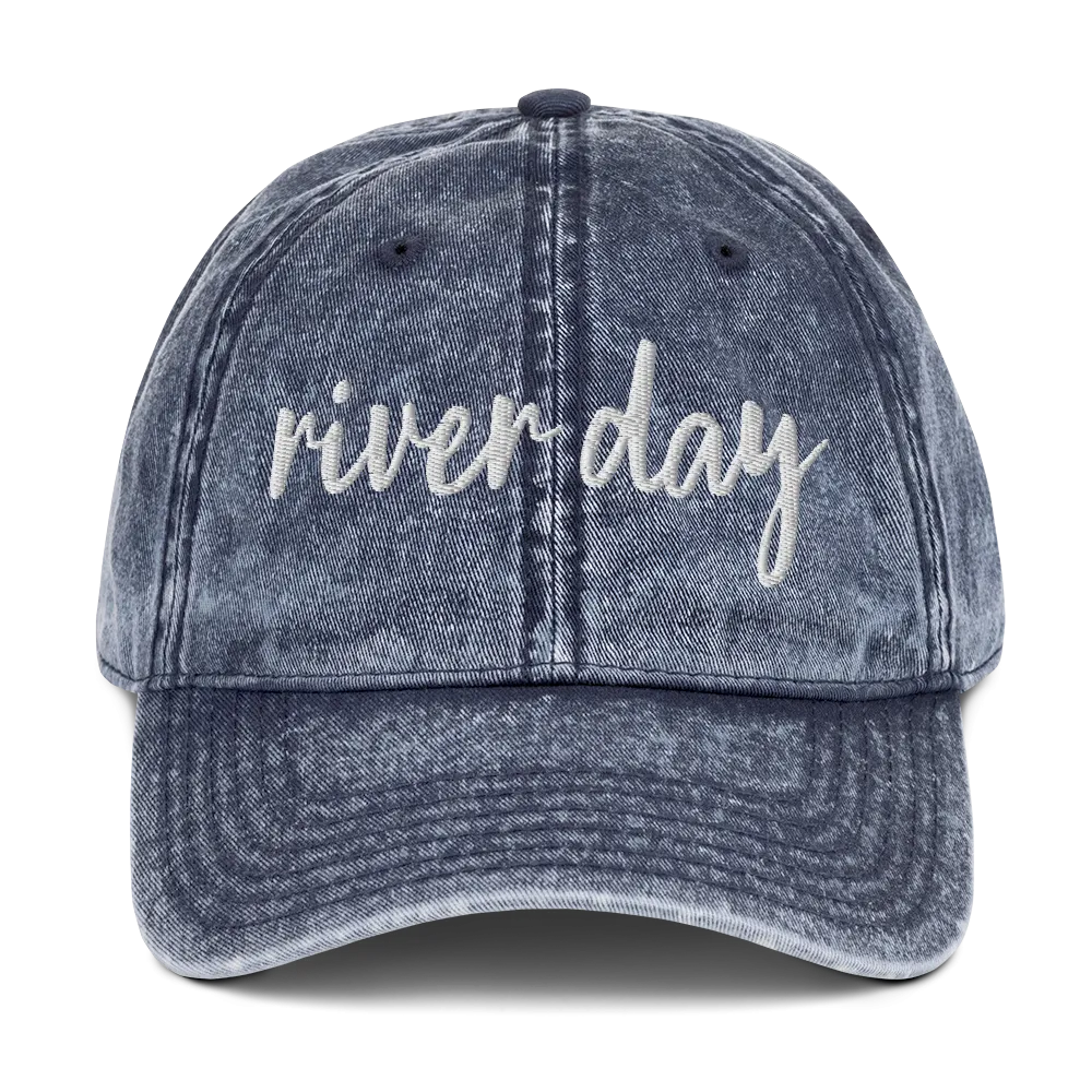 River Day - Cotton Embroider Cap