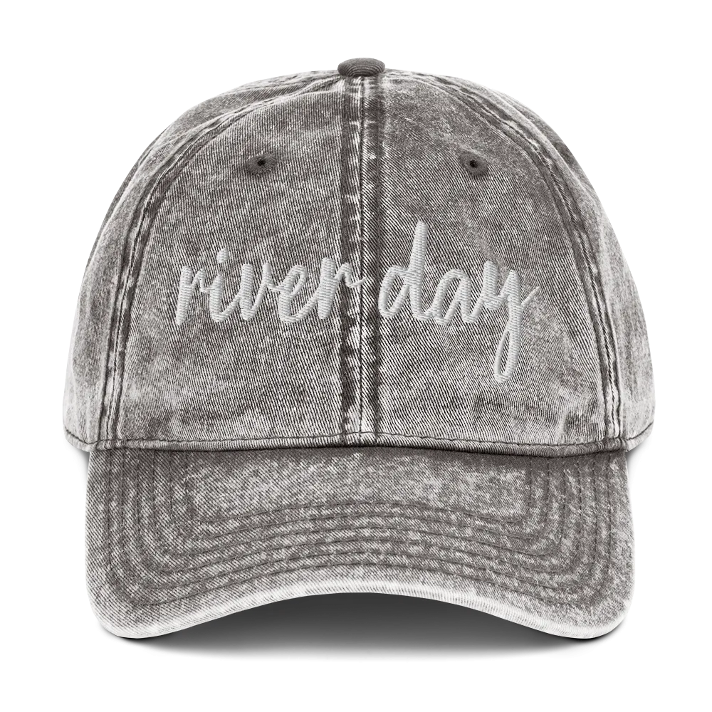 River Day - Cotton Embroider Cap