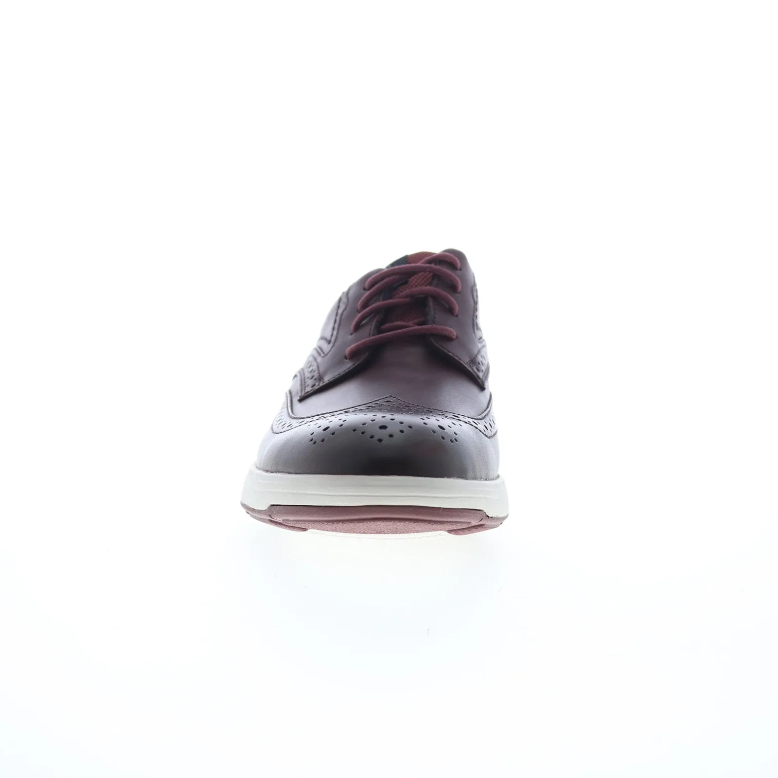 Rockport Noah Wingtip Mens Burgundy Wide Oxfords Wingtip & Brogue Shoes