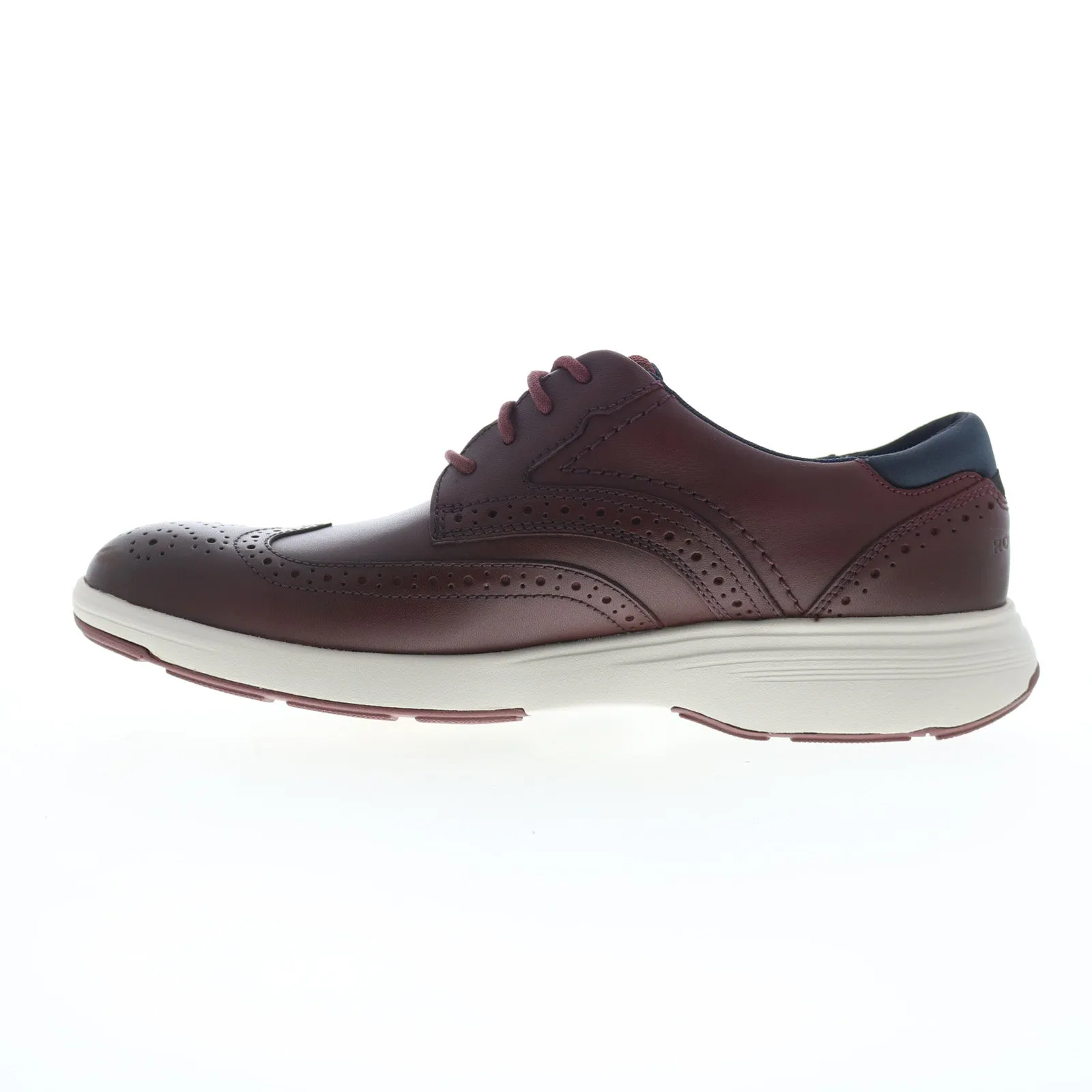Rockport Noah Wingtip Mens Burgundy Wide Oxfords Wingtip & Brogue Shoes