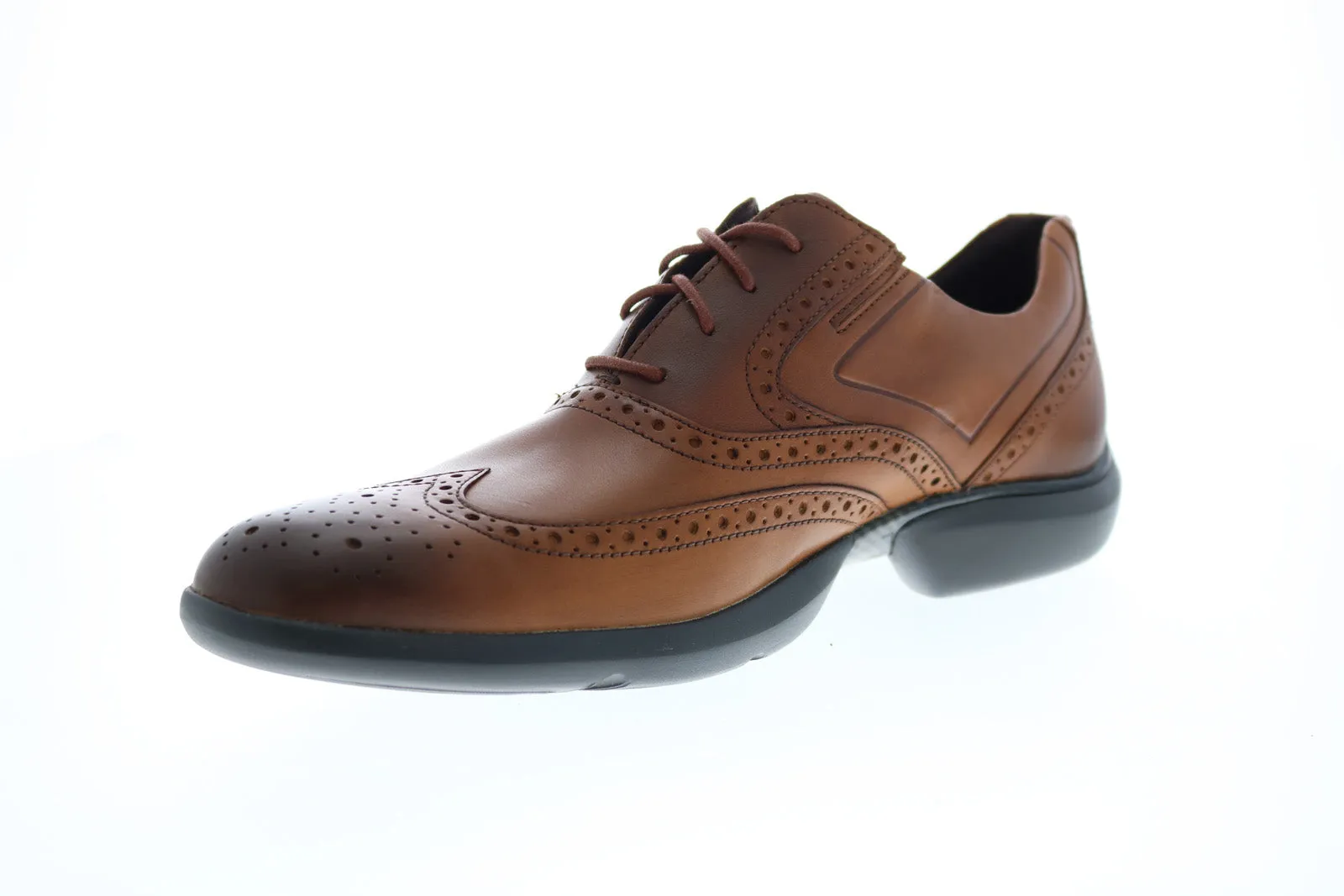 Rockport Total Motion Advance Wingtip CH9689 Mens Brown Wide Oxfords Shoes