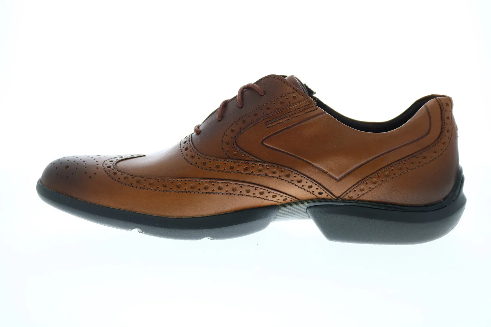Rockport Total Motion Advance Wingtip CH9689 Mens Brown Wide Oxfords Shoes