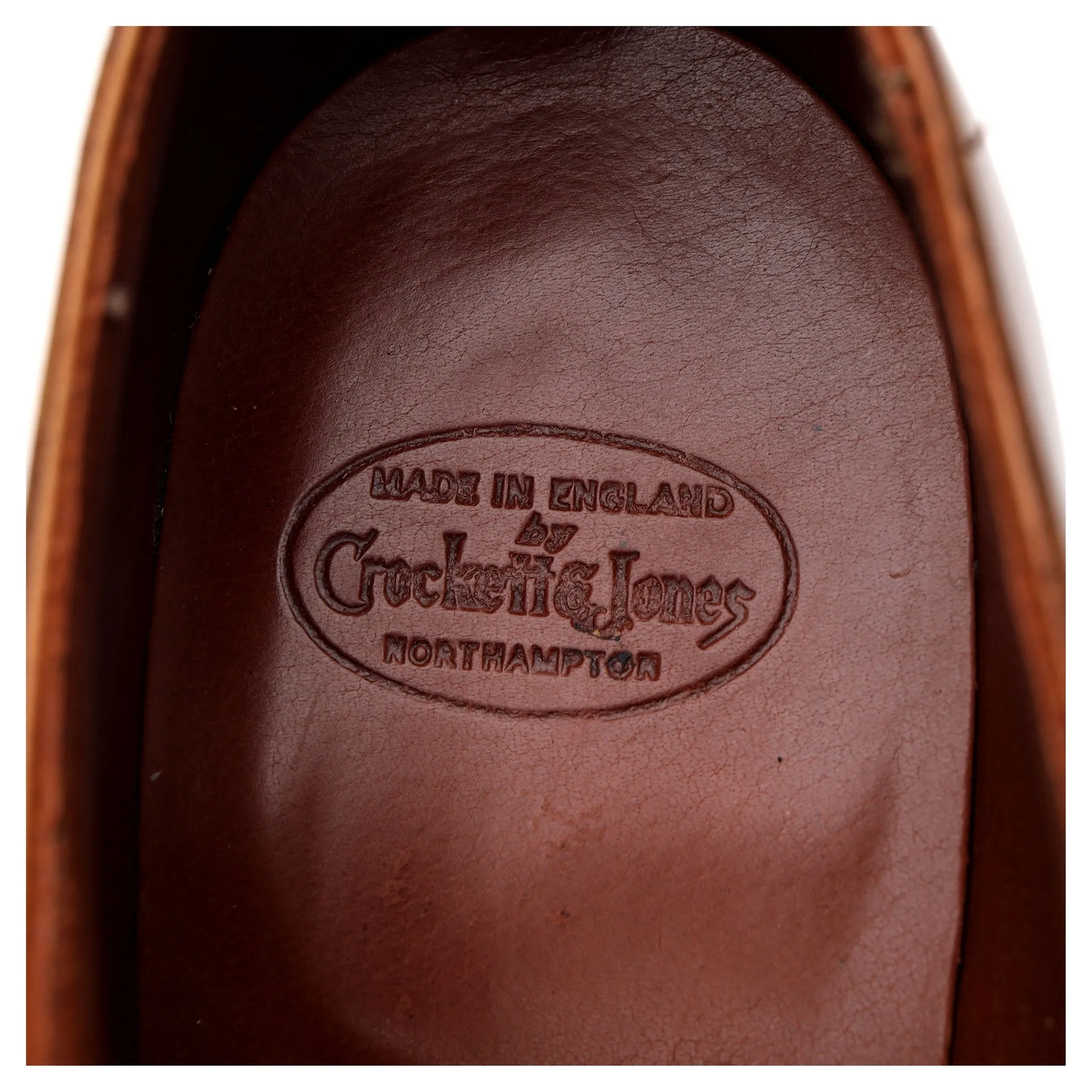 'Rosemoor' Tan Brown Leather Oxford UK 7.5 E
