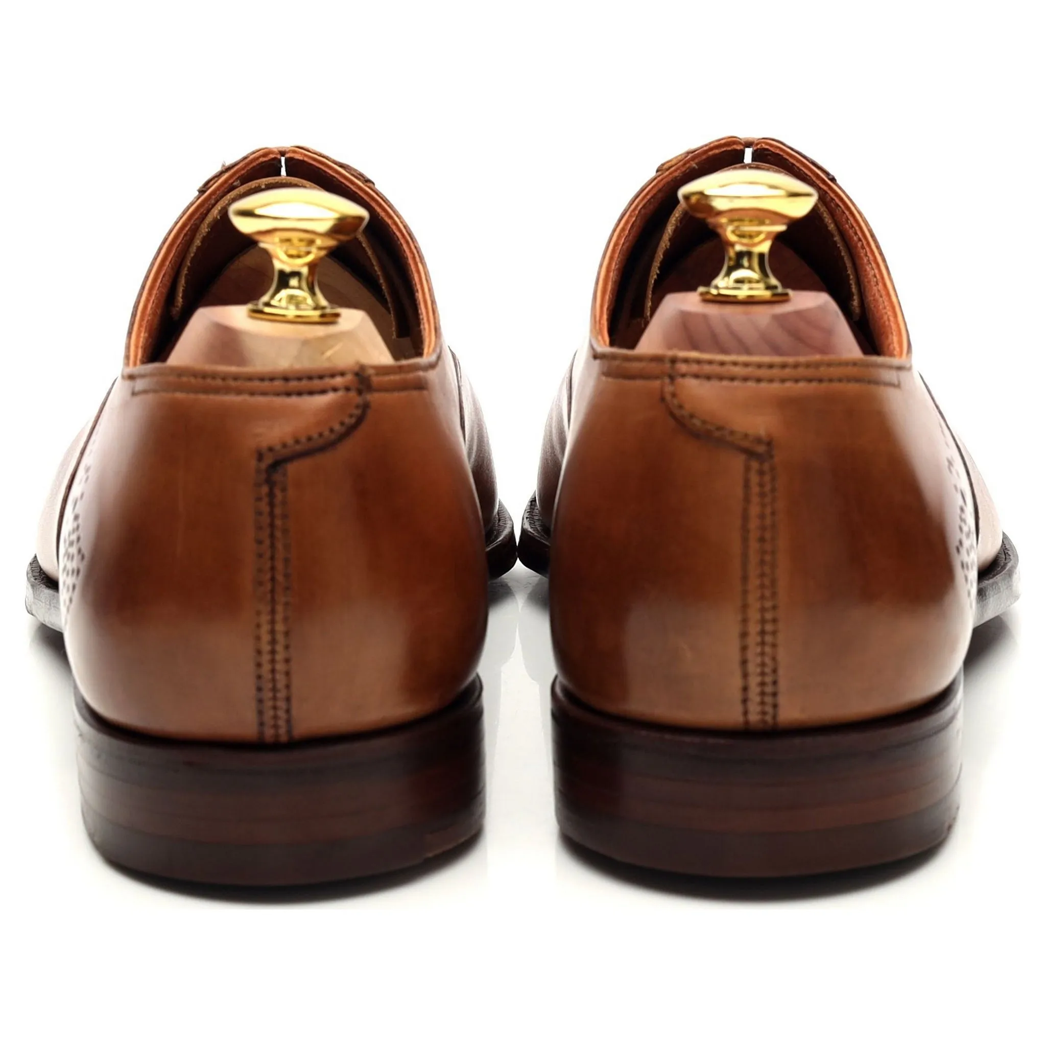 'Rosemoor' Tan Brown Leather Oxford UK 7.5 E
