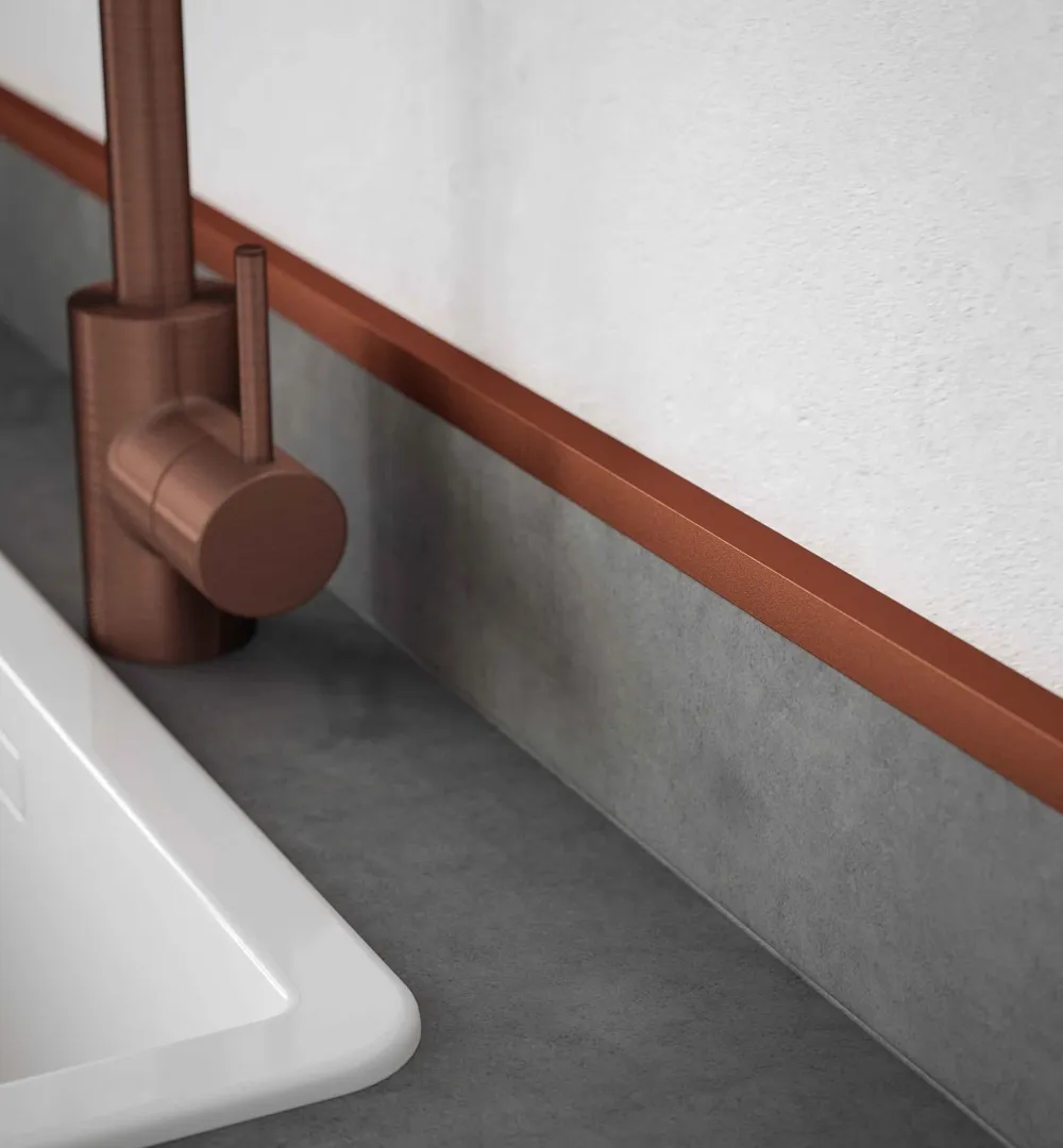 RUK Aluminium Equal Sided Angle 2000mm - Antique Copper