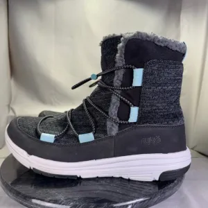 Ryka Aubonne Winter Ankle Boot Blue/Grey Weather Proof Women's Size 9.5M US