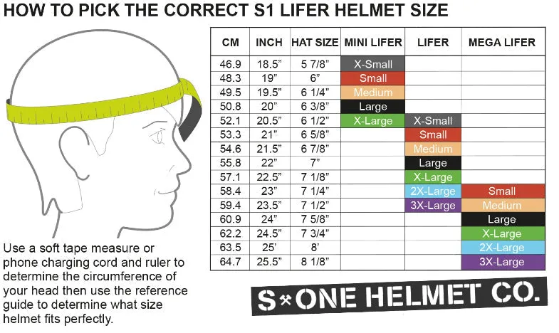 S1 Lifer Helmet - Black Gloss Glitter