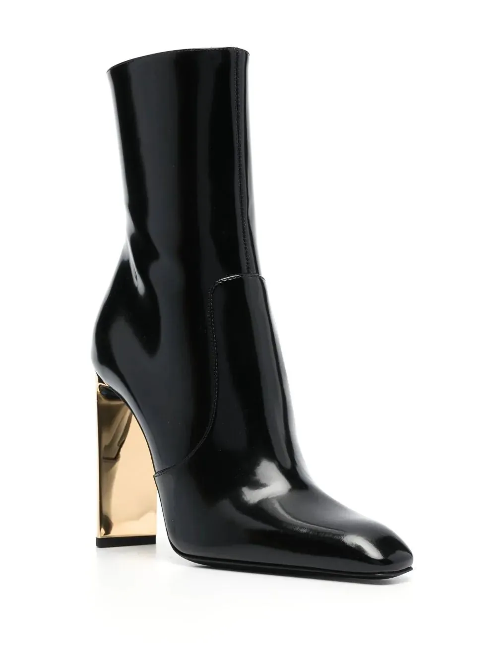 Saint Laurent Auteuil 100mm leather boots