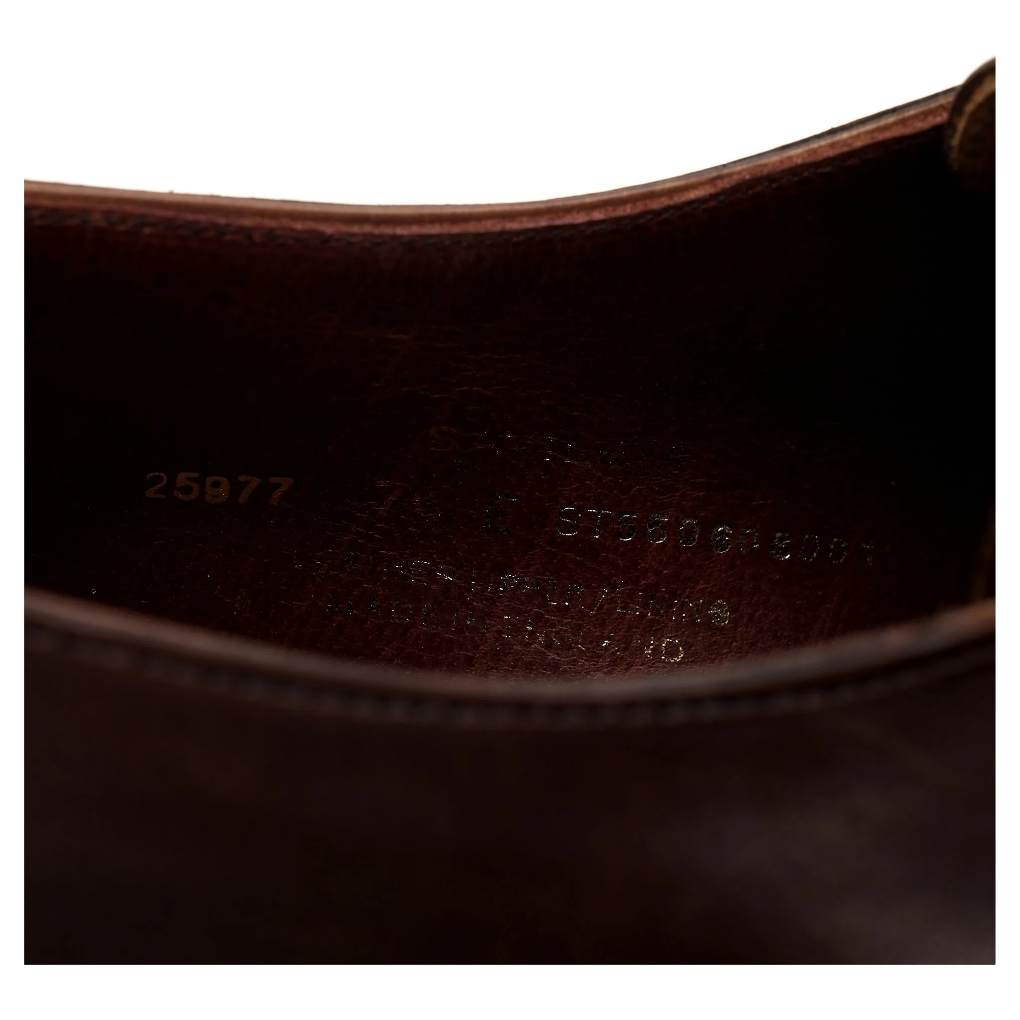 'Savile 4' Dark Brown Leather Monk Strap UK 7.5 E