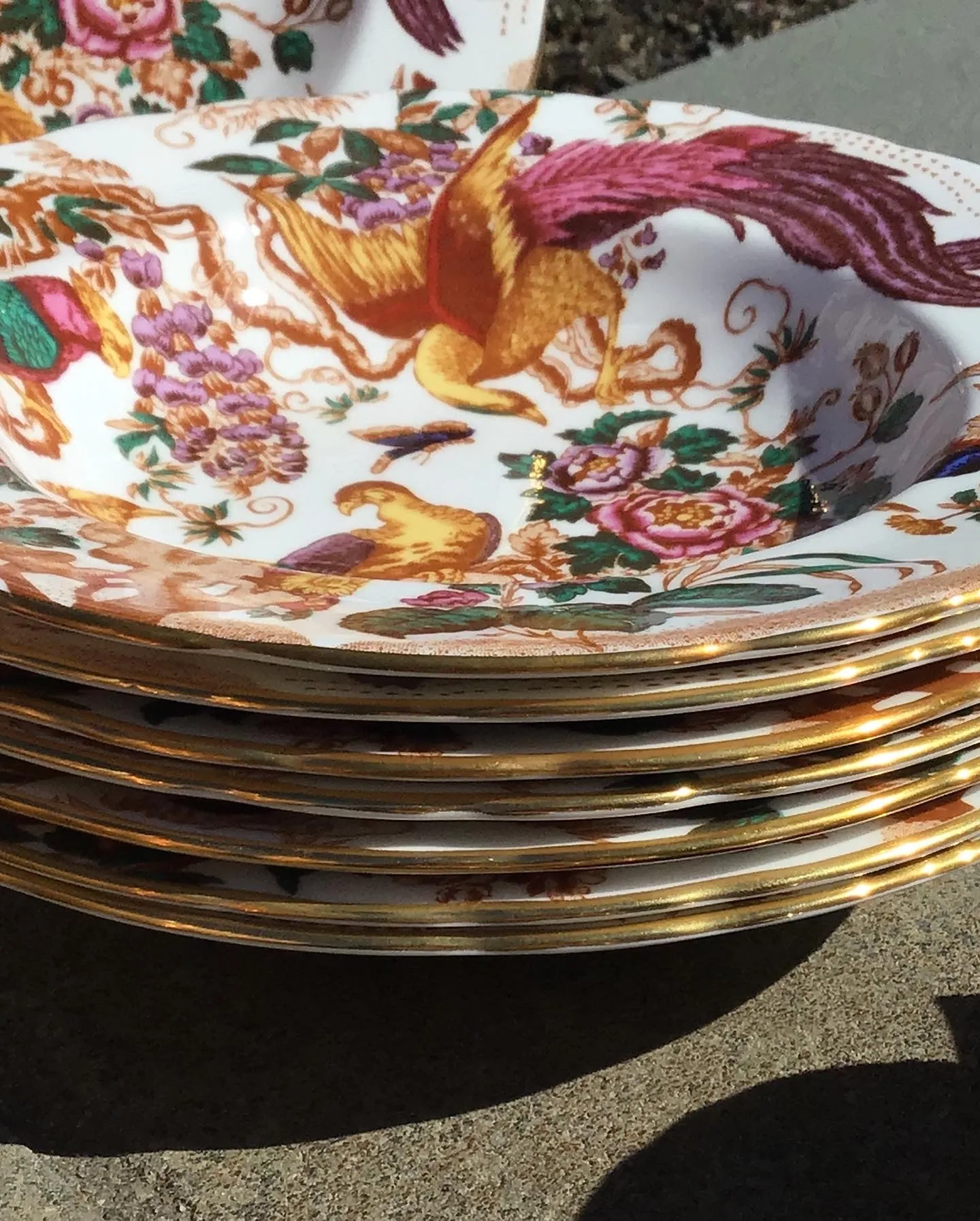 Set of 50 pcs. Royal Crown Derby England Olde Avesbury Pattern Fine China