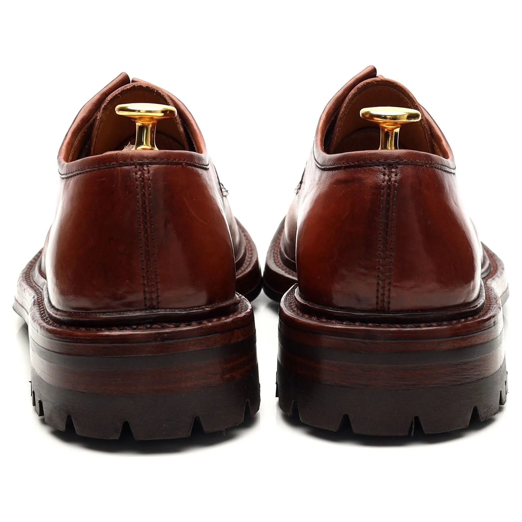 'Sheffield 010' Tan Brown Leather Derby UK 6 EU 39