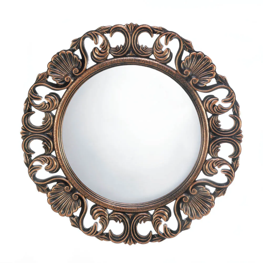Shells Round Wall Mirror