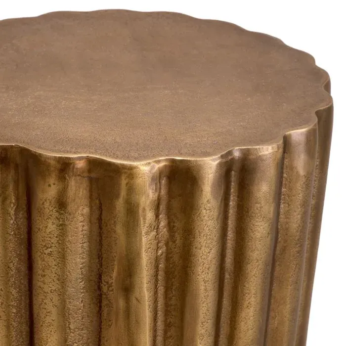 Side Table Padua S - Antique Brass Finish