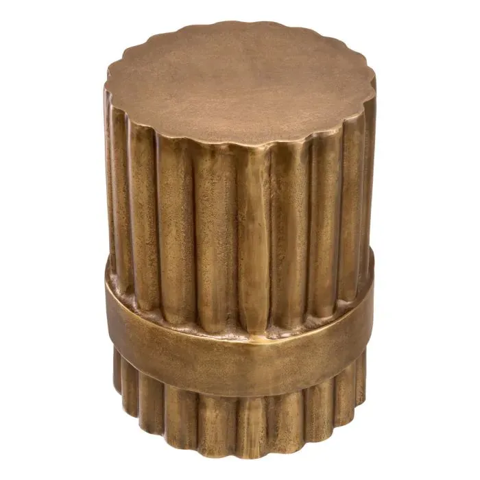 Side Table Padua S - Antique Brass Finish