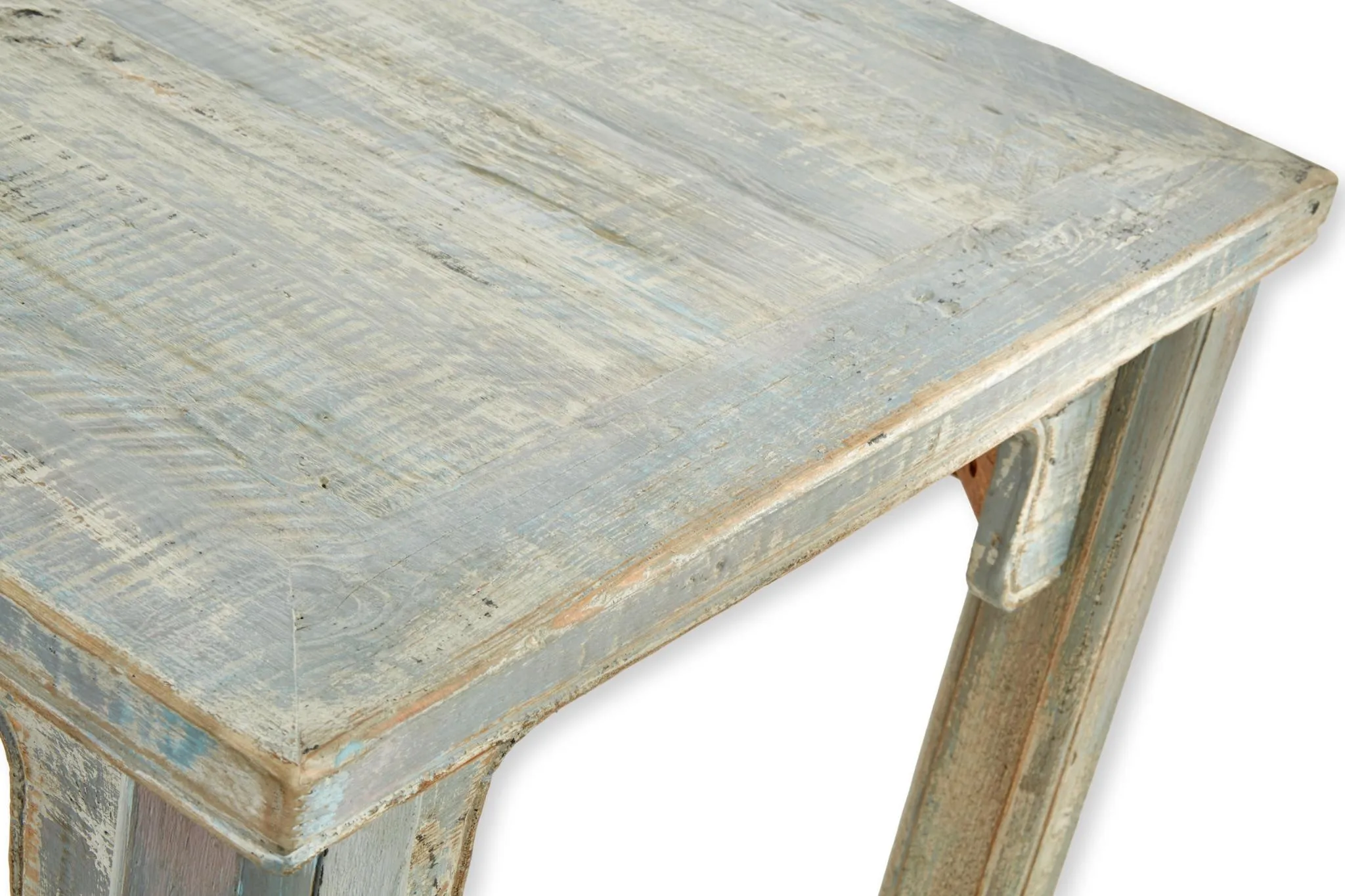 Sienna Dining Table/Desk in Antique Grey Blue