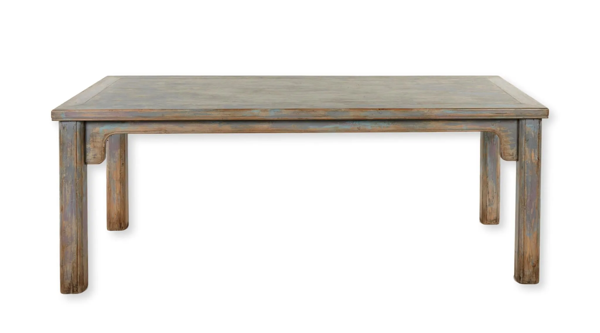 Sienna Dining Table/Desk in Antique Grey Blue