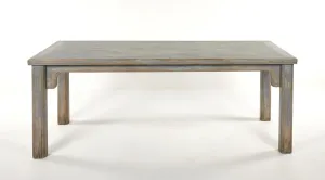 Sienna Dining Table/Desk in Antique Grey Blue