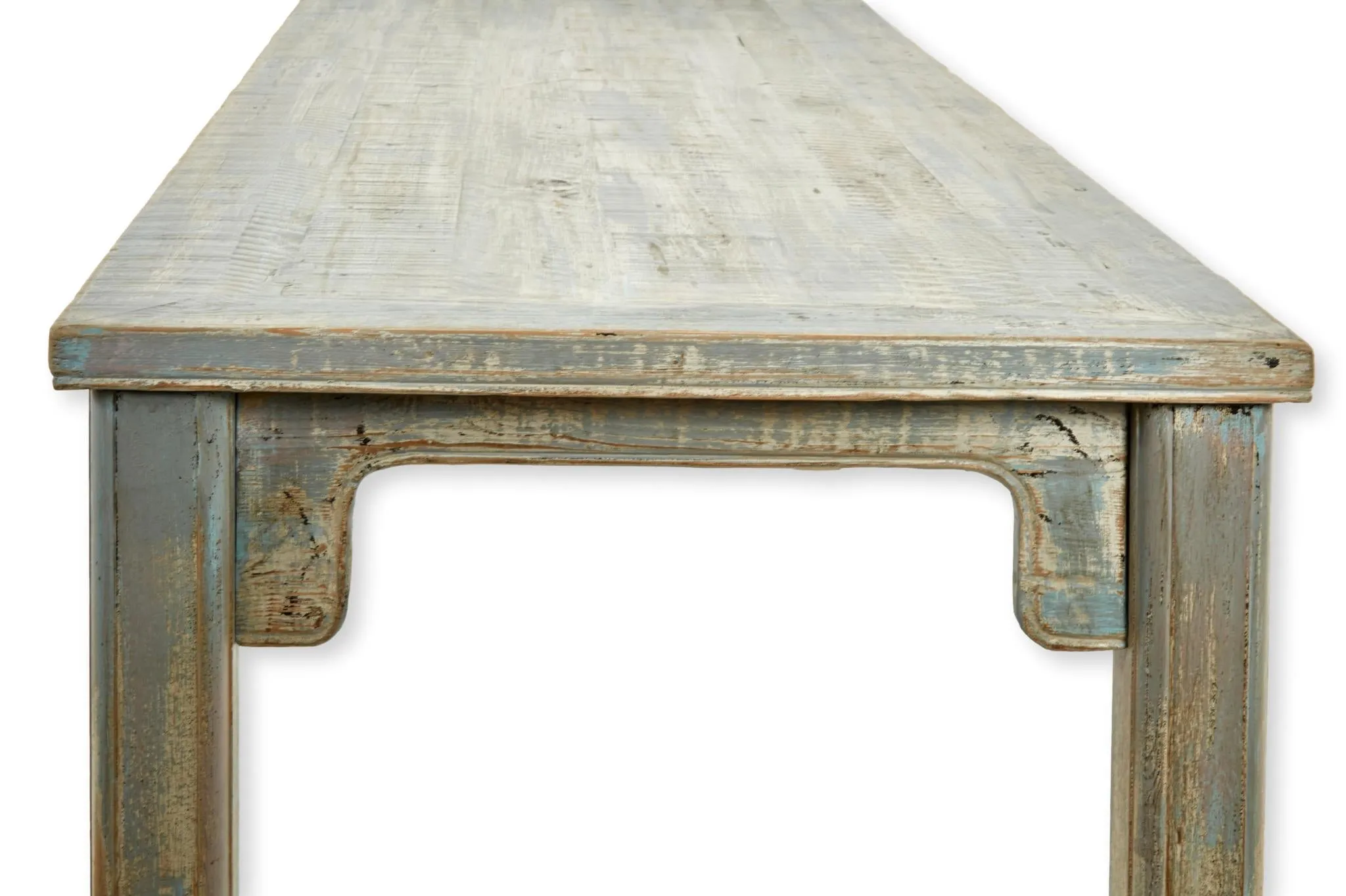 Sienna Dining Table/Desk in Antique Grey Blue