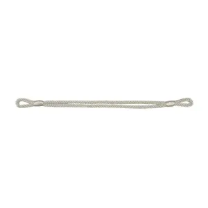 Silver Chin Strap Headwear Double Ply Cord