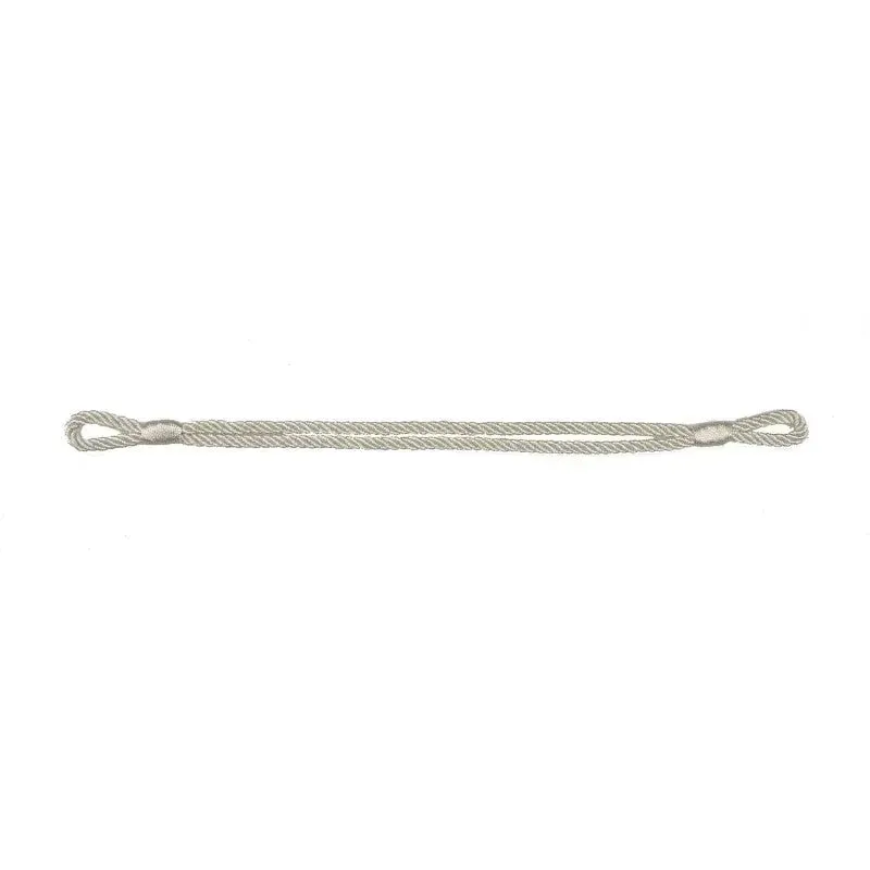 Silver Chin Strap Headwear Double Ply Cord