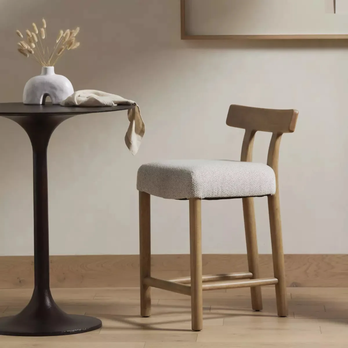 Simone Counter Table-Antique Rust