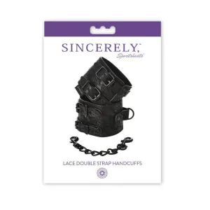 Sincerely Lace Double Strap Hand Cuffs
