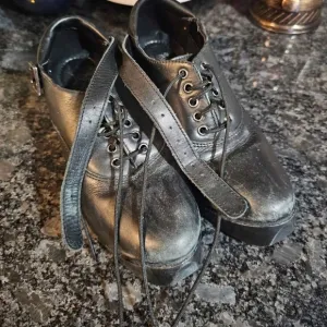 Size 13 Girls Leather Irish Dance Hard Shoes