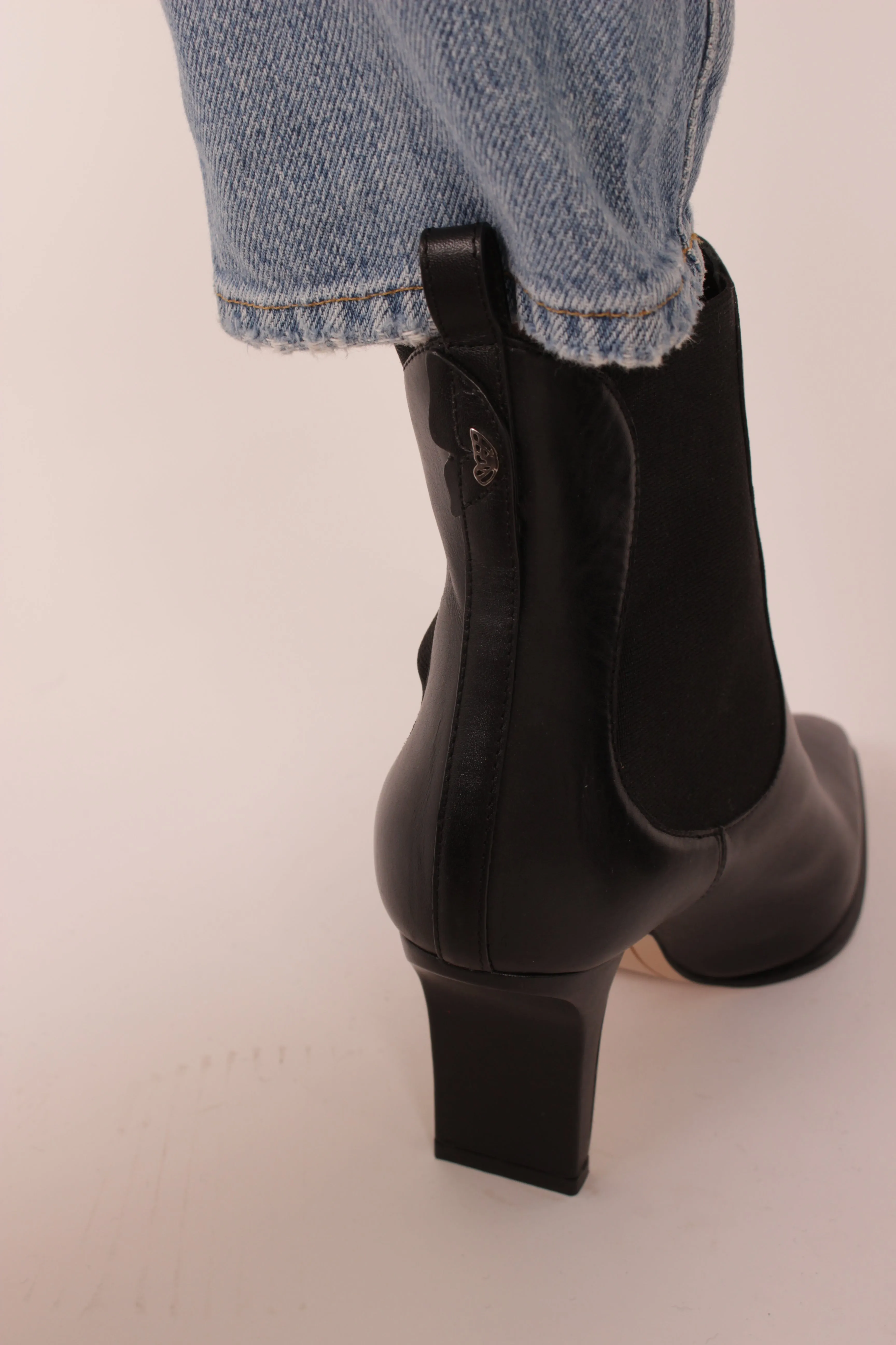 Sophia Webster Black Leather Ankle Boots