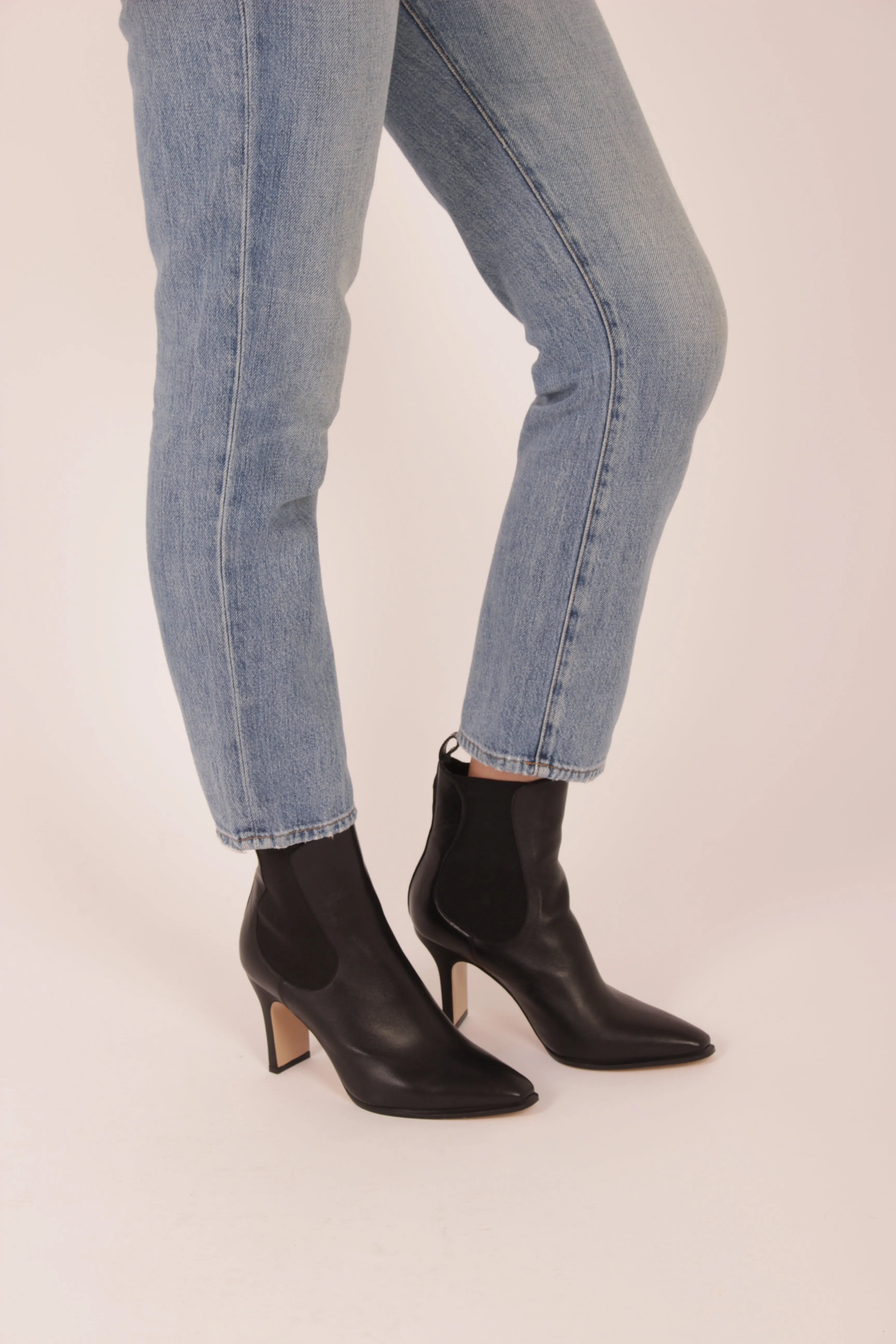 Sophia Webster Black Leather Ankle Boots