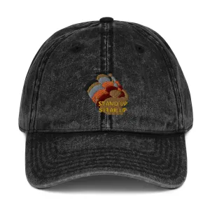 Stand Up-Speak Up Vintage Cotton Twill Cap