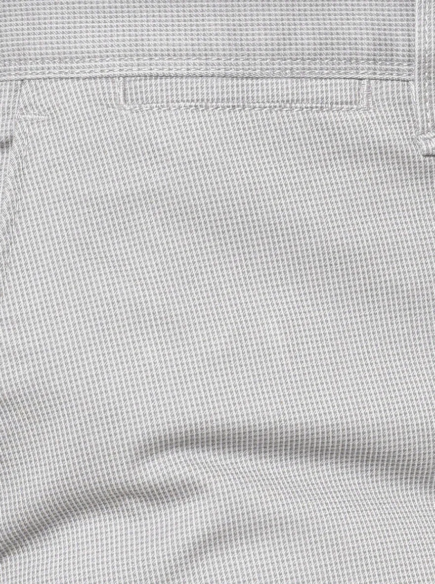 Steel Grey Solid Super Slim Fit Casual Trouser | Greenfibre