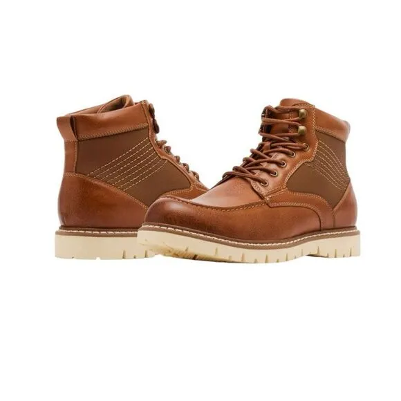 Steve Madden Men's Bleeker Boot Color Cognac Size 10.5
