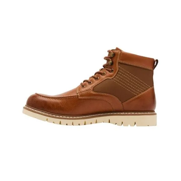 Steve Madden Men's Bleeker Boot Color Cognac Size 10.5