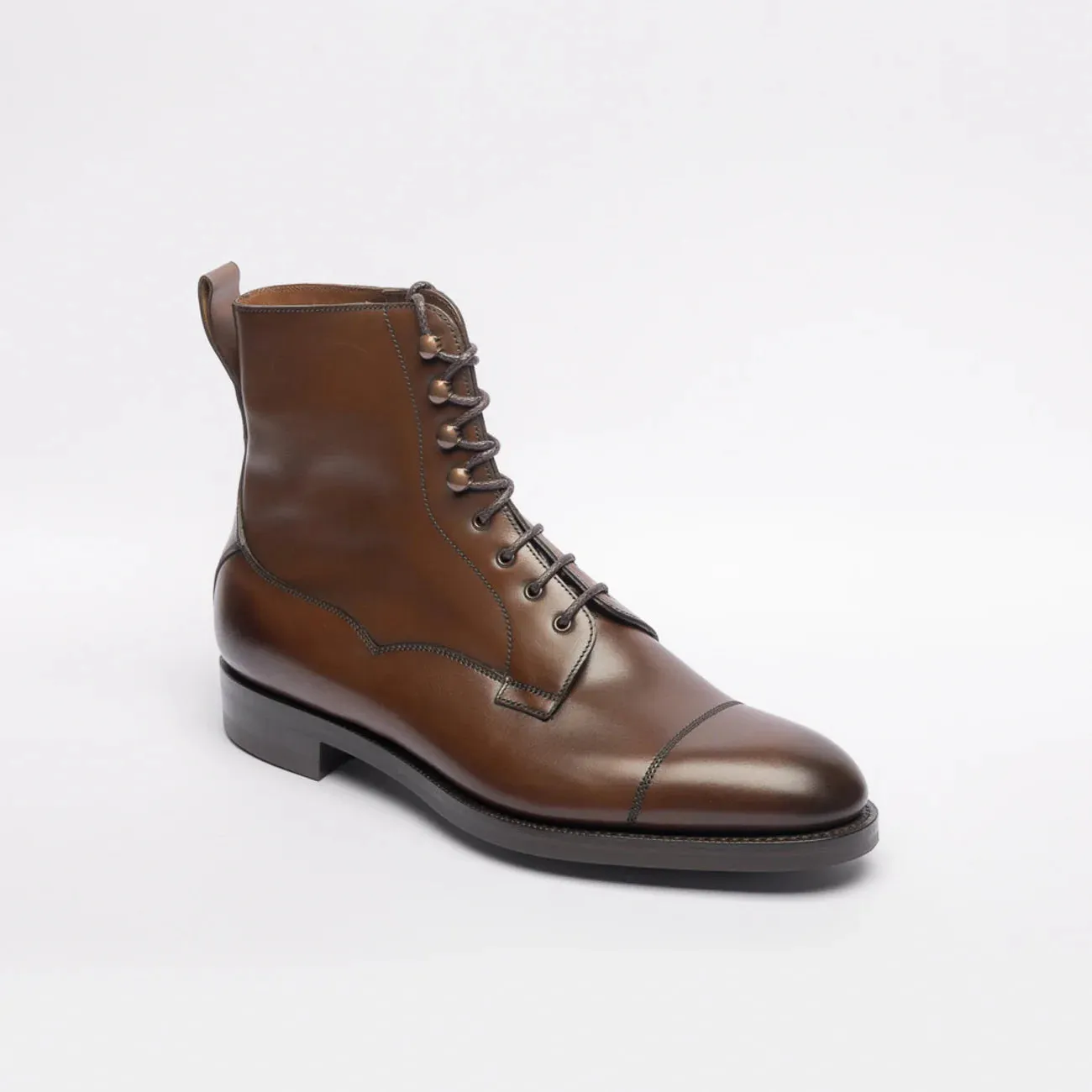 Stivale derby Edward Green Galway in pelle marrone (F 202)