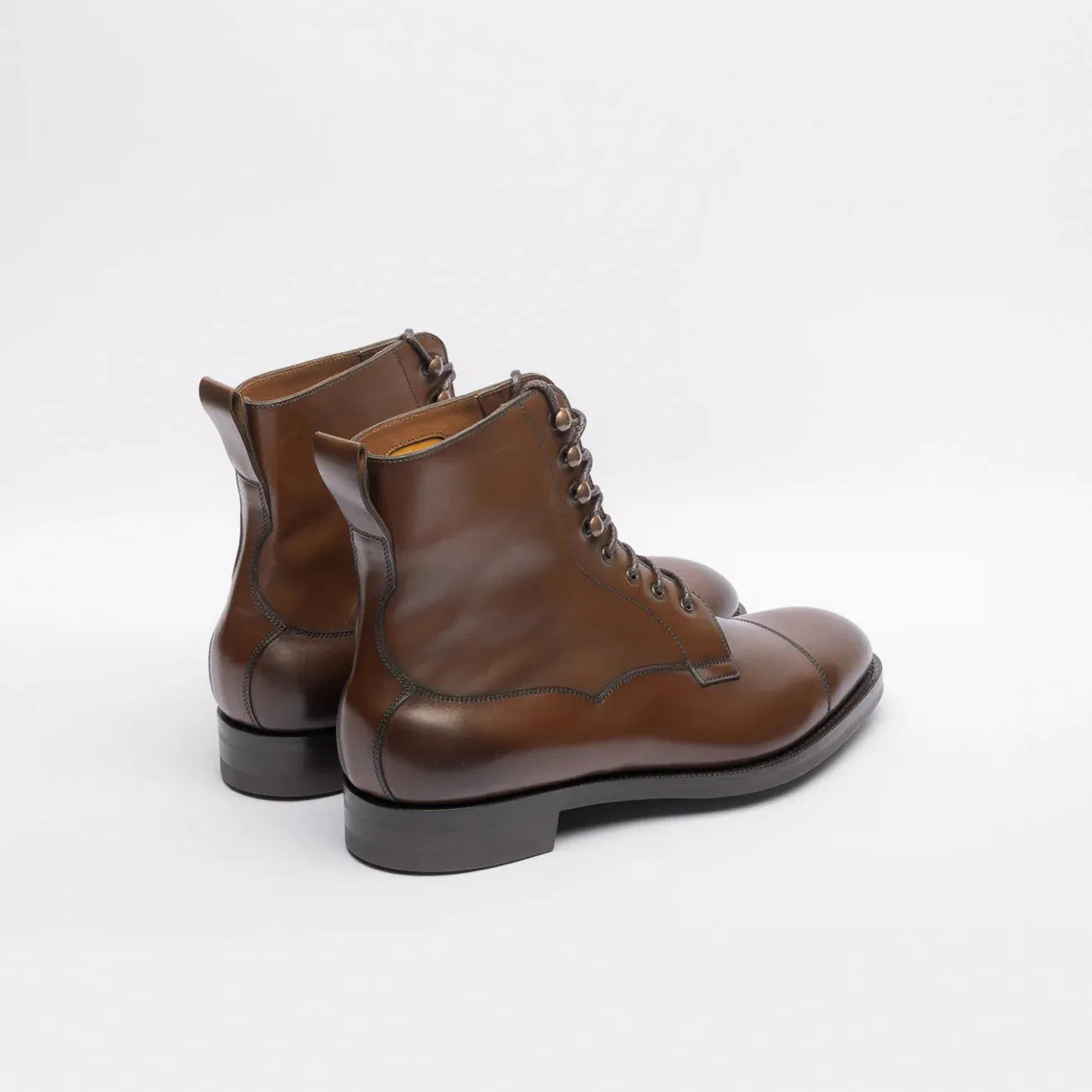 Stivale derby Edward Green Galway in pelle marrone (F 202)