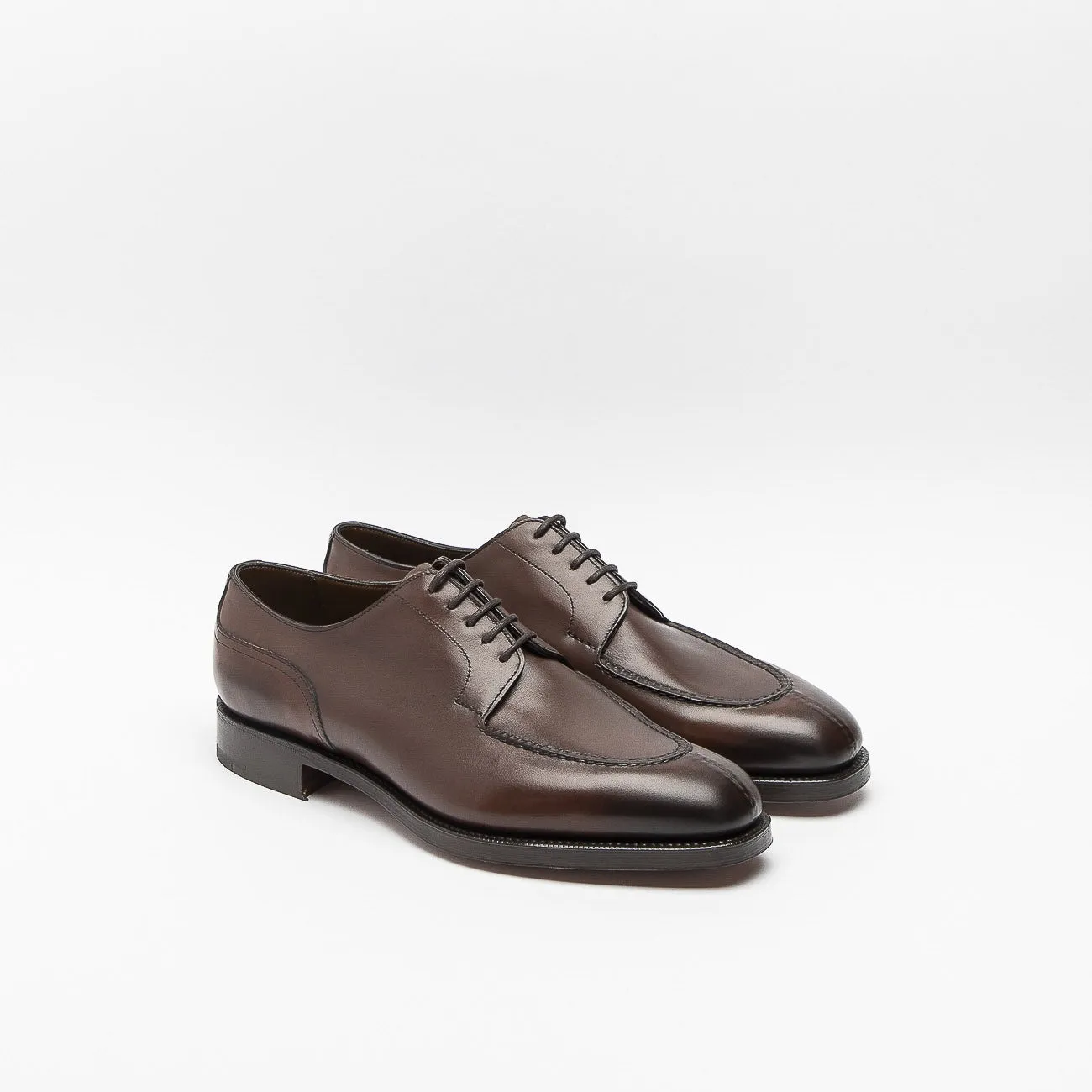 Stringata derby Edward Green Dover in pelle marrone