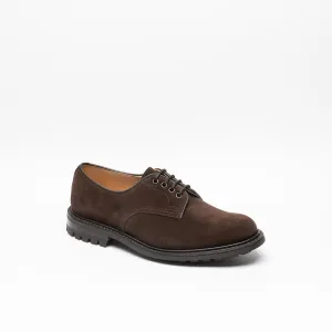 Stringata derby Tricker's Daniel in camoscio marrone (Taglia 5 UK)