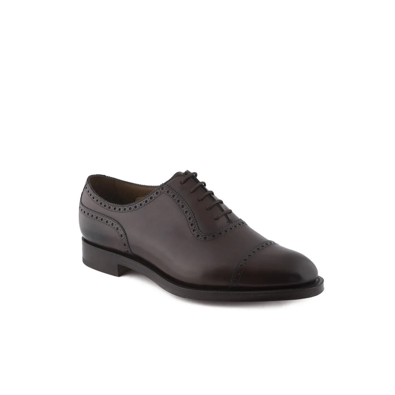Stringata oxford Edward Green Canterbury in pelle marrone