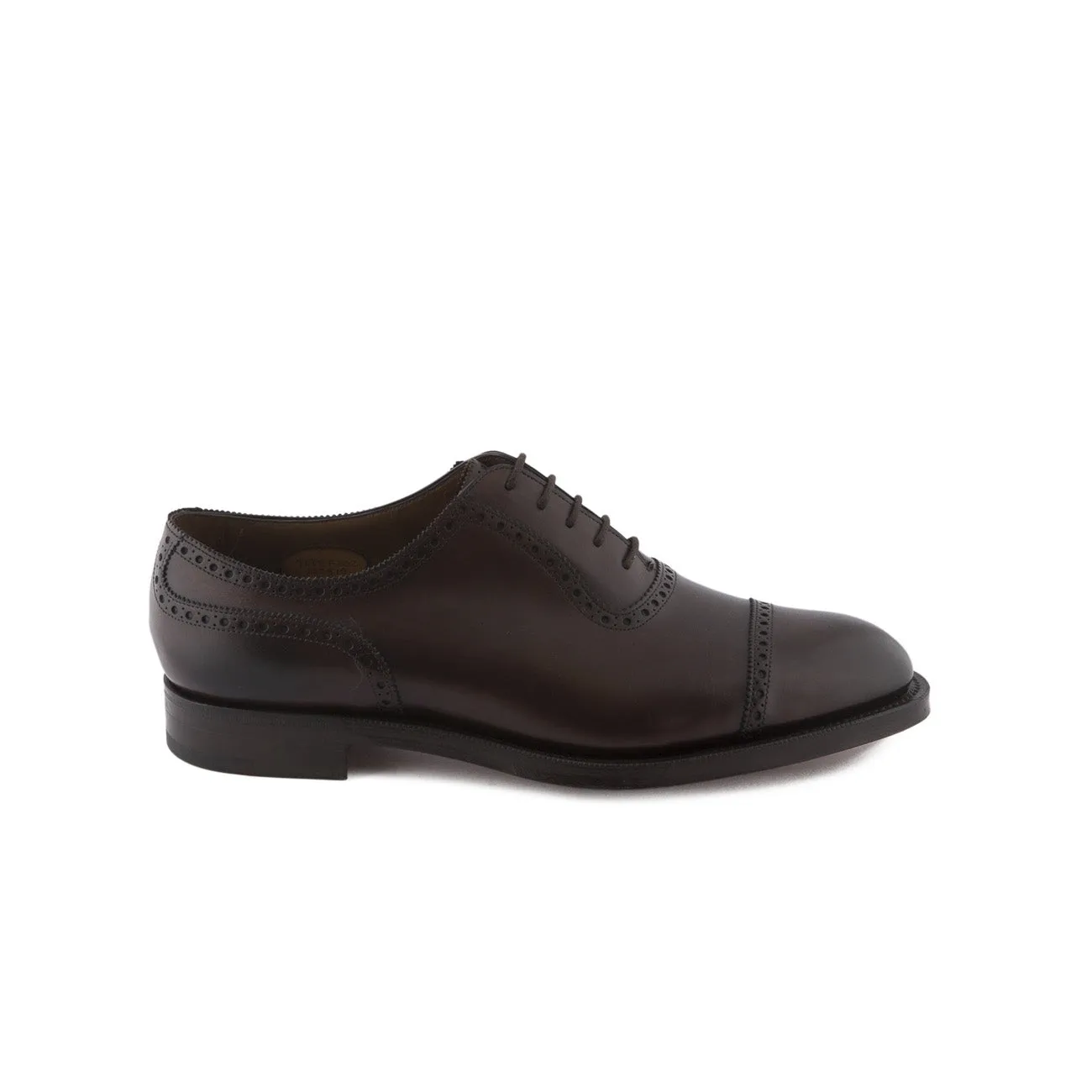Stringata oxford Edward Green Canterbury in pelle marrone