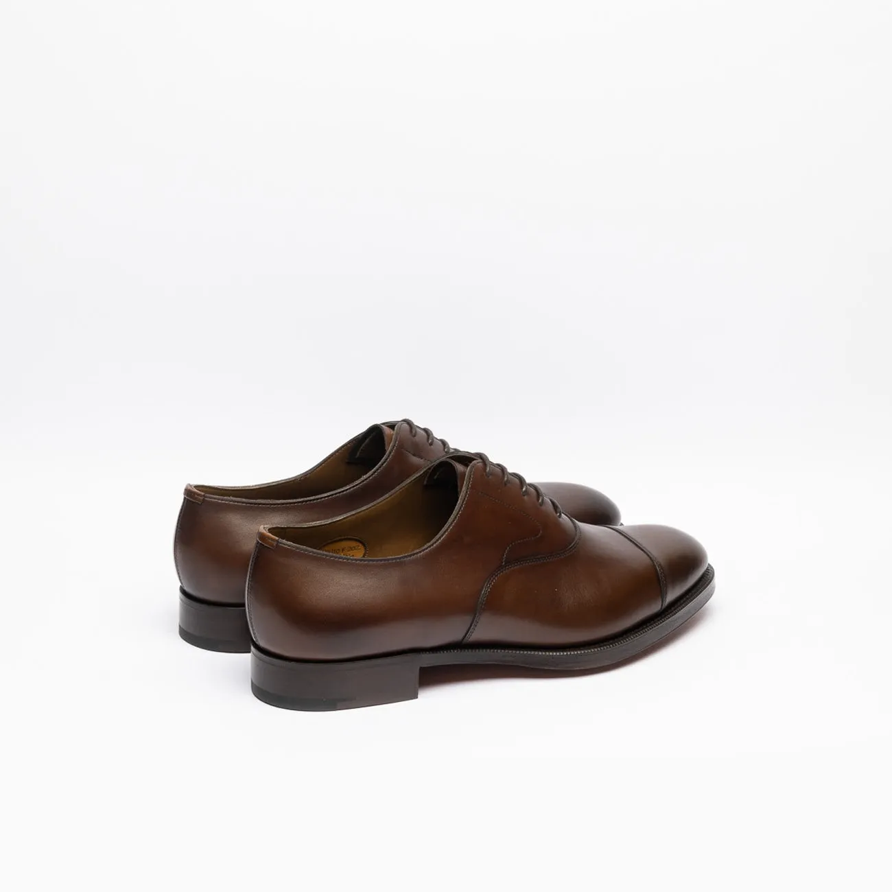 Stringata oxford Edward Green Chelsea in pelle marrone