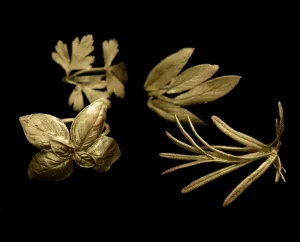 Table Art - Italian Herb Napkin Rings