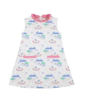 TBBC: Lizzie's Luxe Leisure Dress - Derby Day Darling