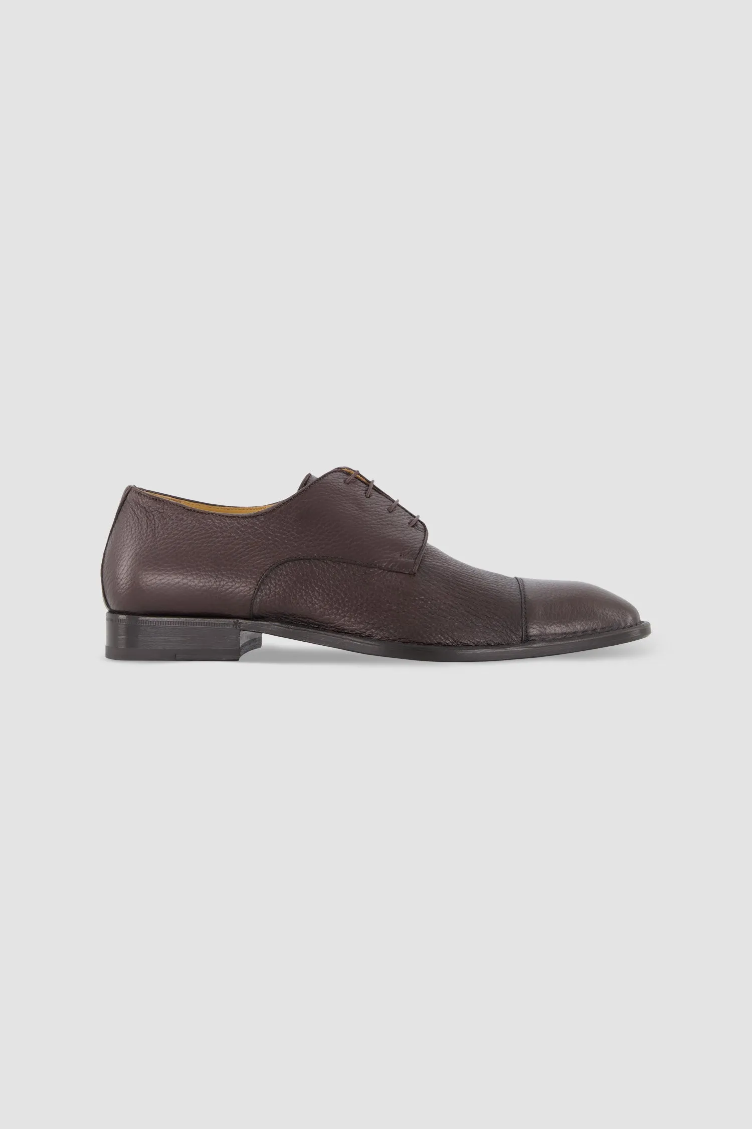 Testoni Cigar Antique Deer Vallebona Derby Shoes