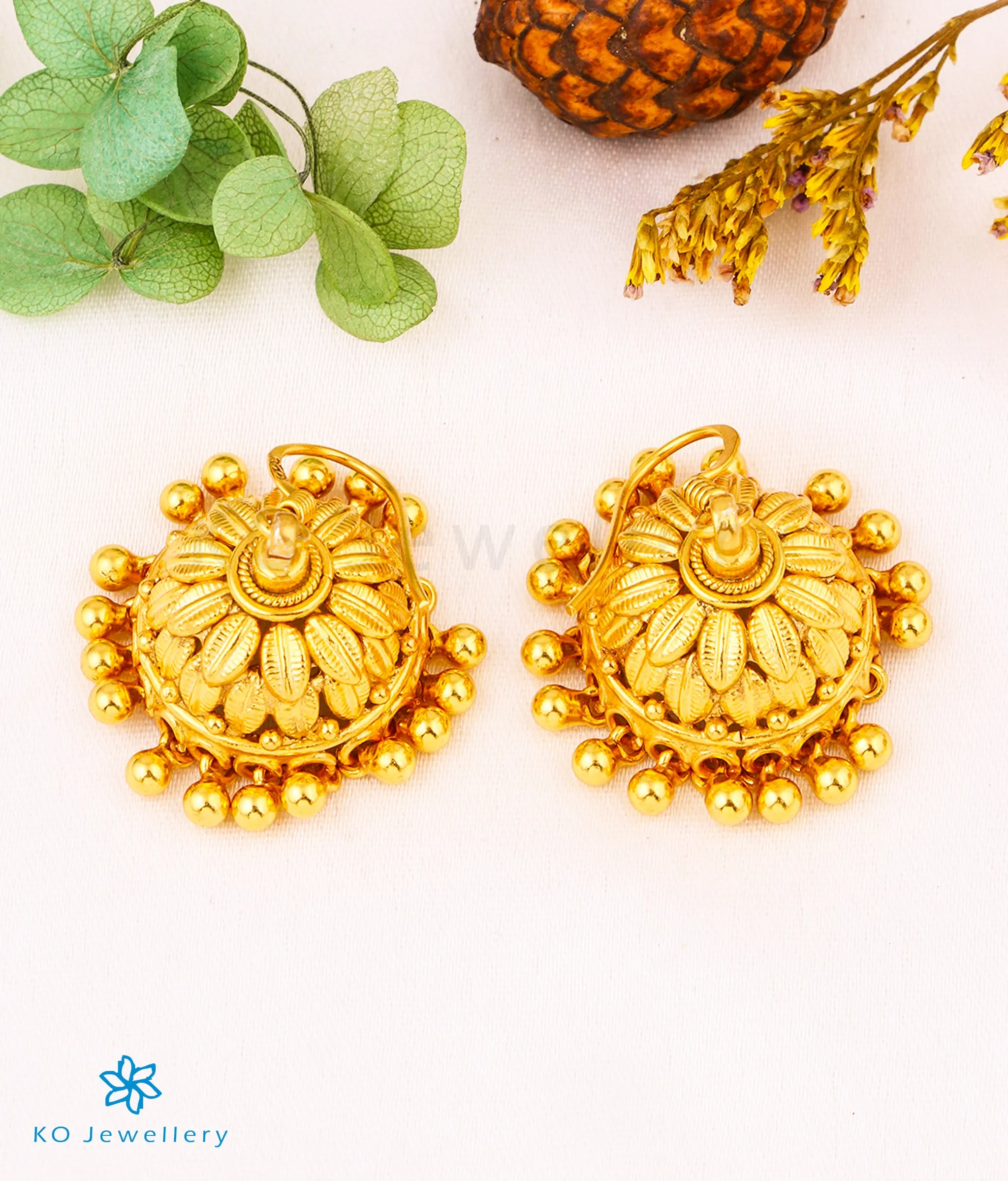 The Abhata Silver Jhumka