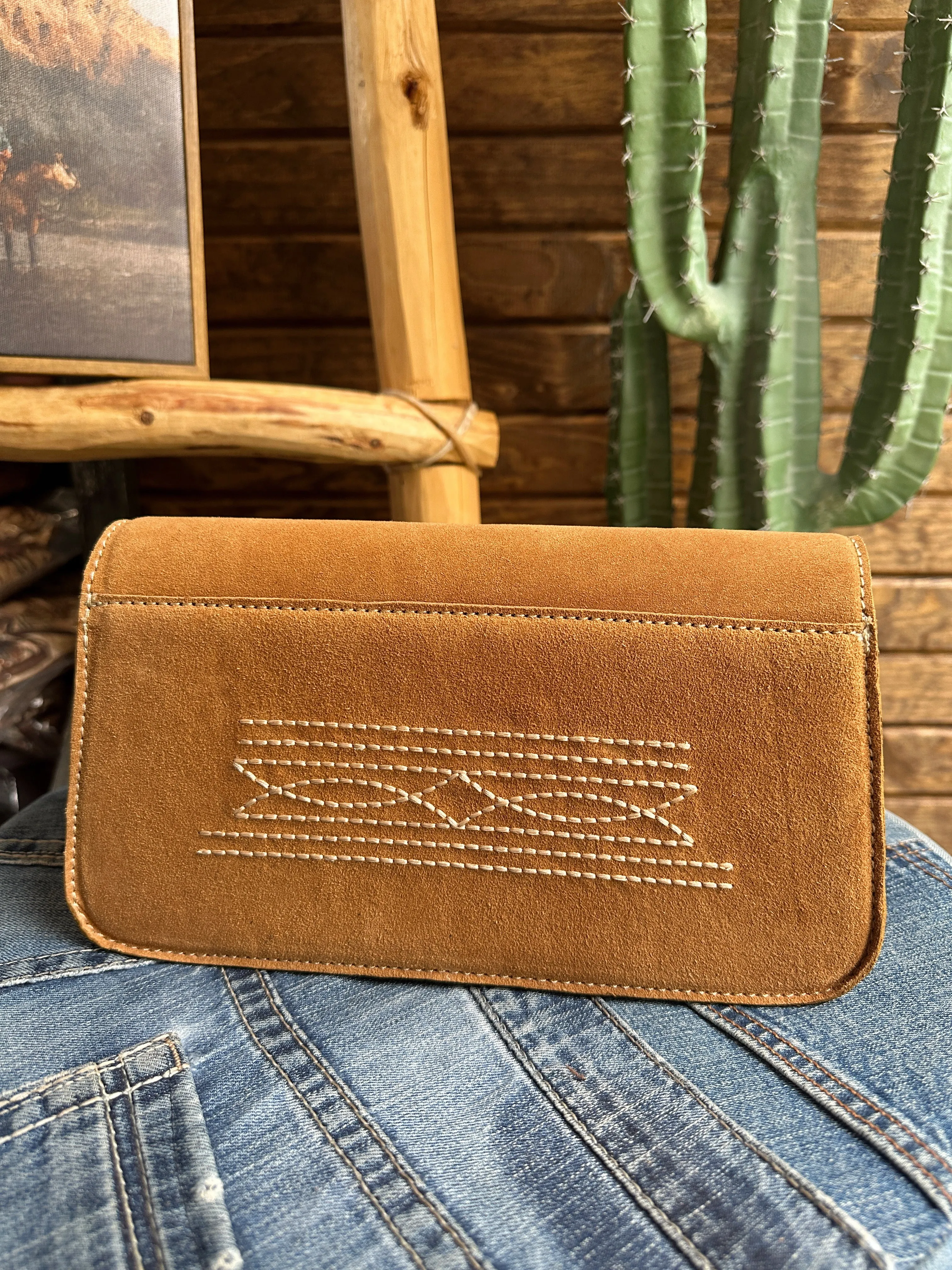 The Boot Stitch Purse - Camel
