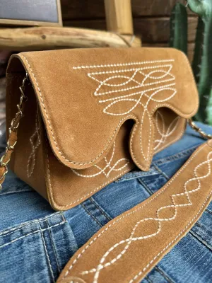 The Boot Stitch Purse - Camel