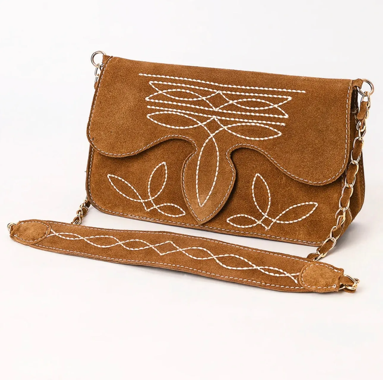 The Boot Stitch Purse - Camel