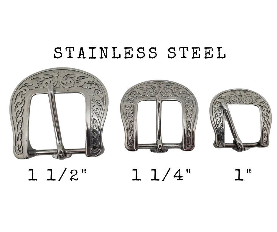 The Deadwood Stainless Steel Buckle
