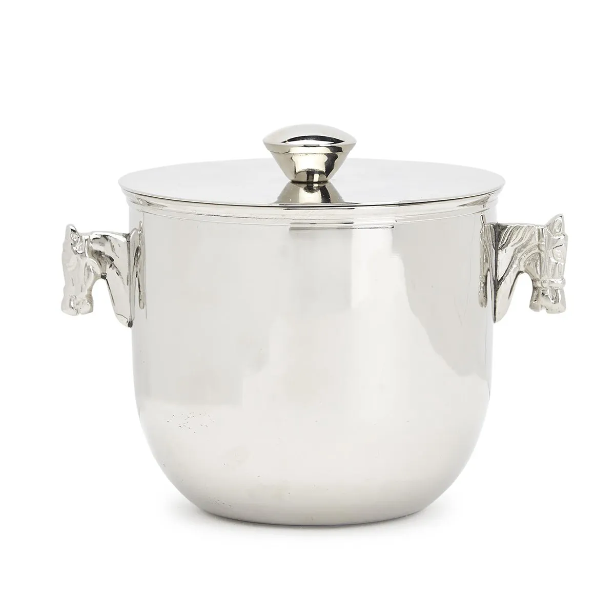 Thoroughbred Horse Handle Ice Bucket with Lid