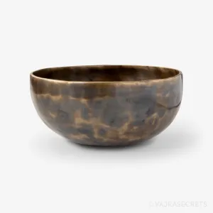 Tibetan Singing Bowl with Antique Finish, 8 inch